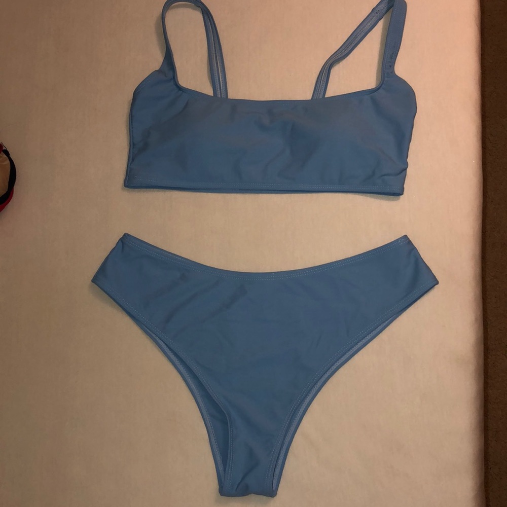 Baby blue bikini